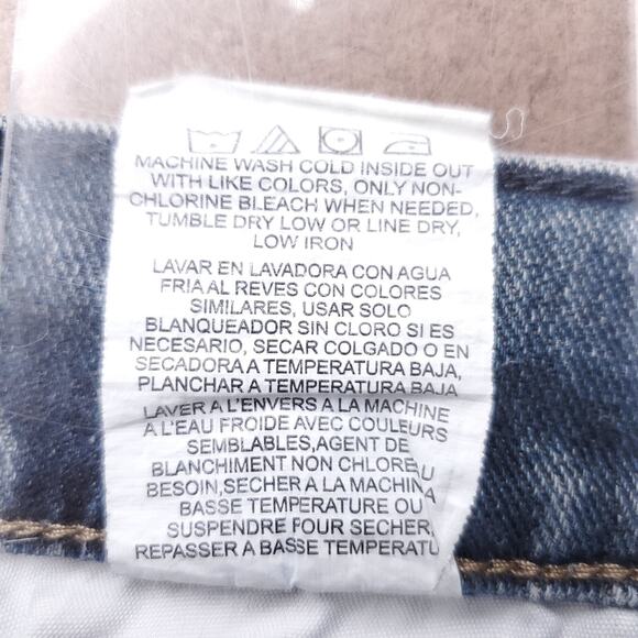 Wrangler Slim Boot 77 Jeans Men 30x32 Md Blue Vintage Distressed Stretch Western - Picture 11 of 12